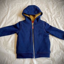 Carter’s Blue and Tan Plush Hoodie 24m