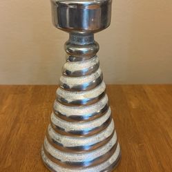 Home Decor Silver Candle Holder