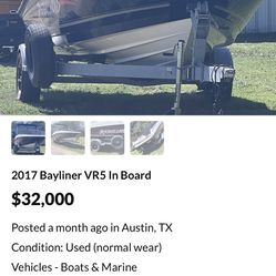 2017 Bayliner VR5 Inboard