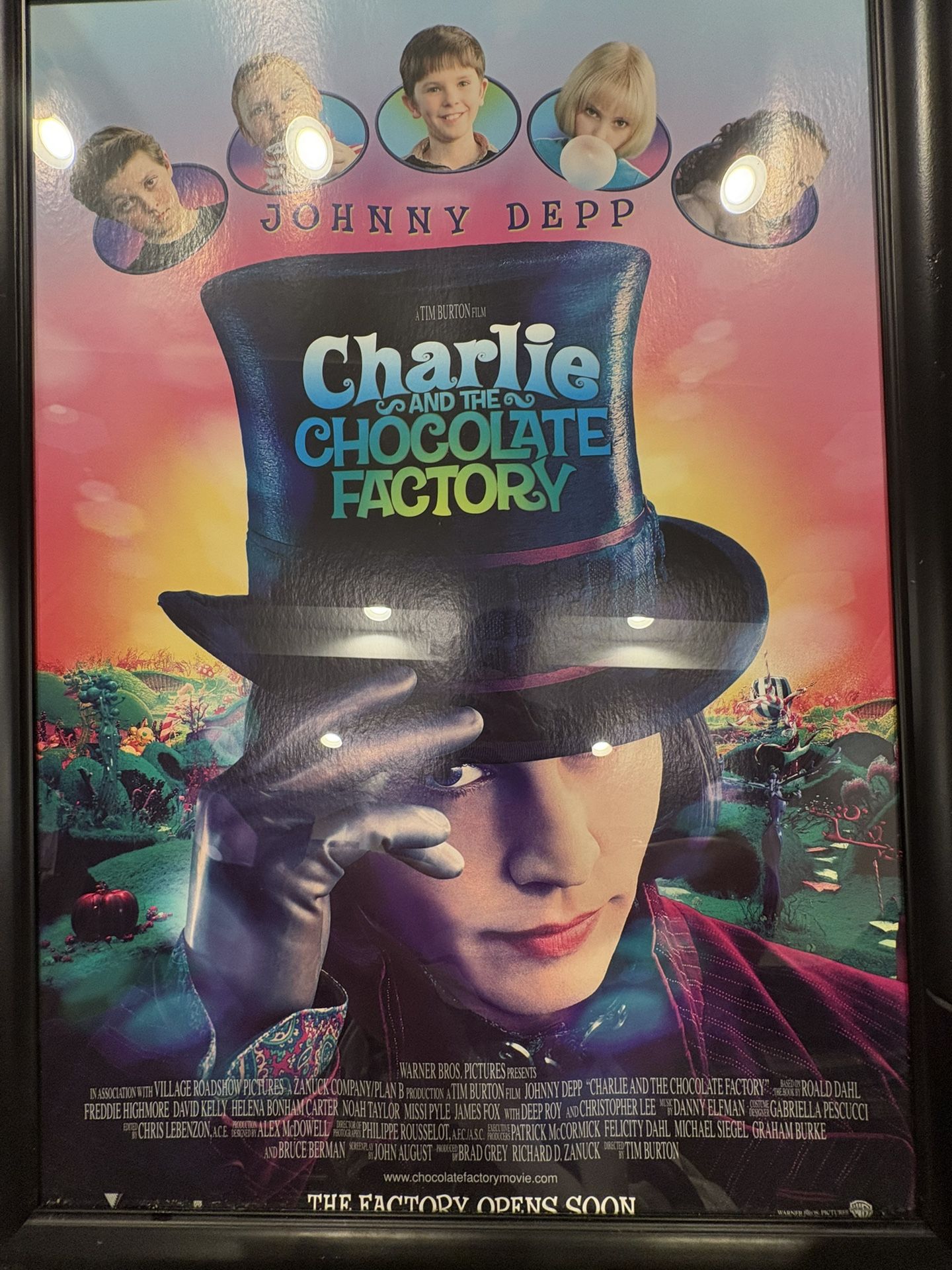 Vintage Charlie In The Chocolate Factory Movie Poster