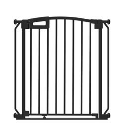 Perma Child Safety Black Ultimate Pressure Mounted Safety Gate 31 .1 in. Tall, 28.7 in. - 32.2 in. Wide