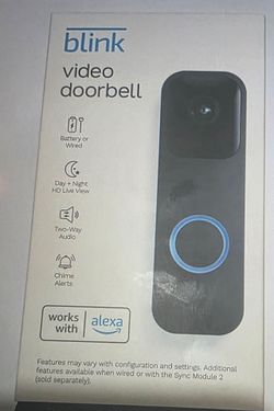 Blink Video Doorbell - Black (Standalone