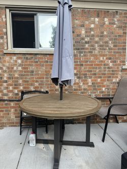 Out Door Metal Table Round Table