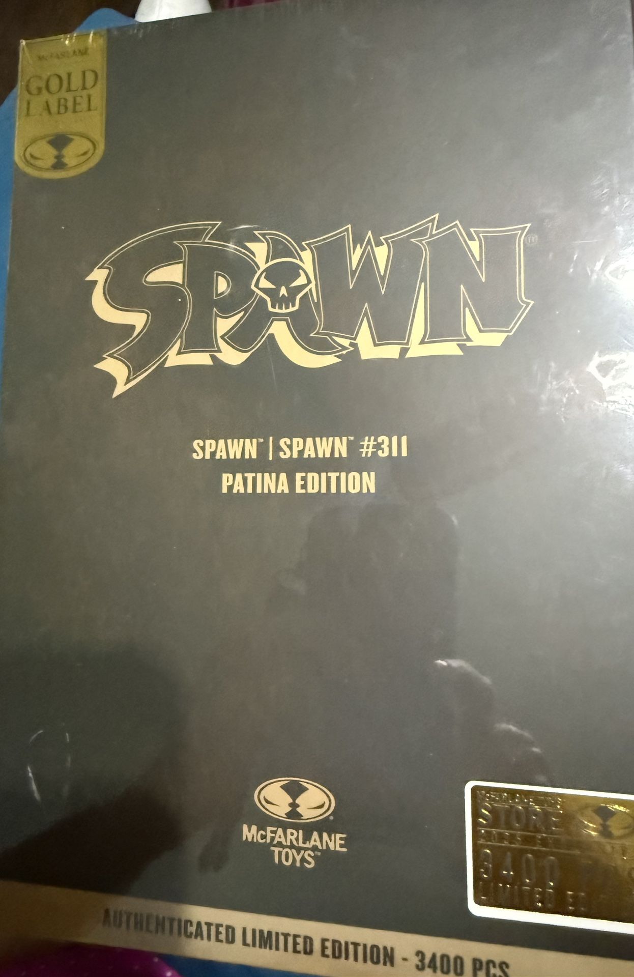 SPAWN LIMITED EDITION. PATINA EDITION   Limited to 3400 pieces