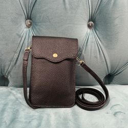 Stella Blanca  genuine leather Crossbody bag made in Italy