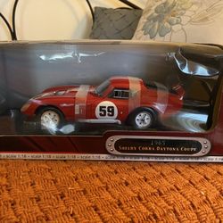 Collectible Die cast Metal Collection : 1965 Shelby Cobra Daytona Coupe  Deluxe Edition #59 (Scale 1:18)