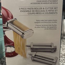 Kitchen Aid 3 Piece Pasta Attachments