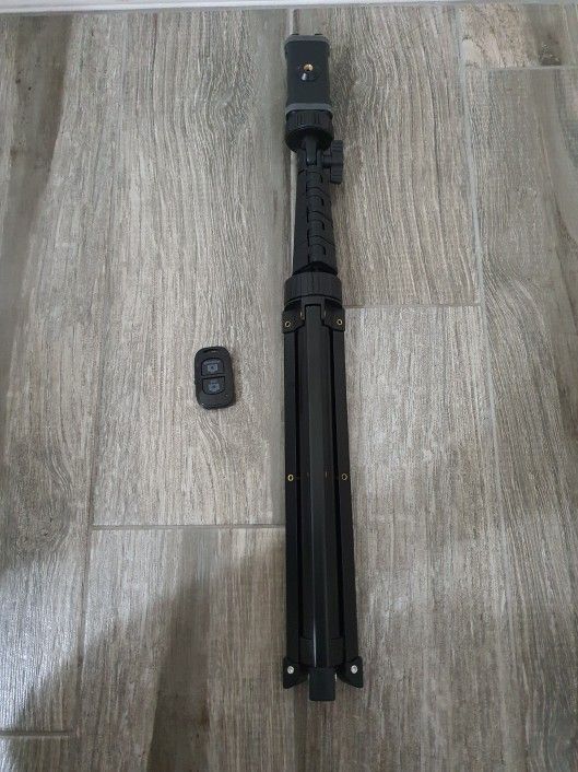 64" Tripod For Cell Phone & Camera With Remote