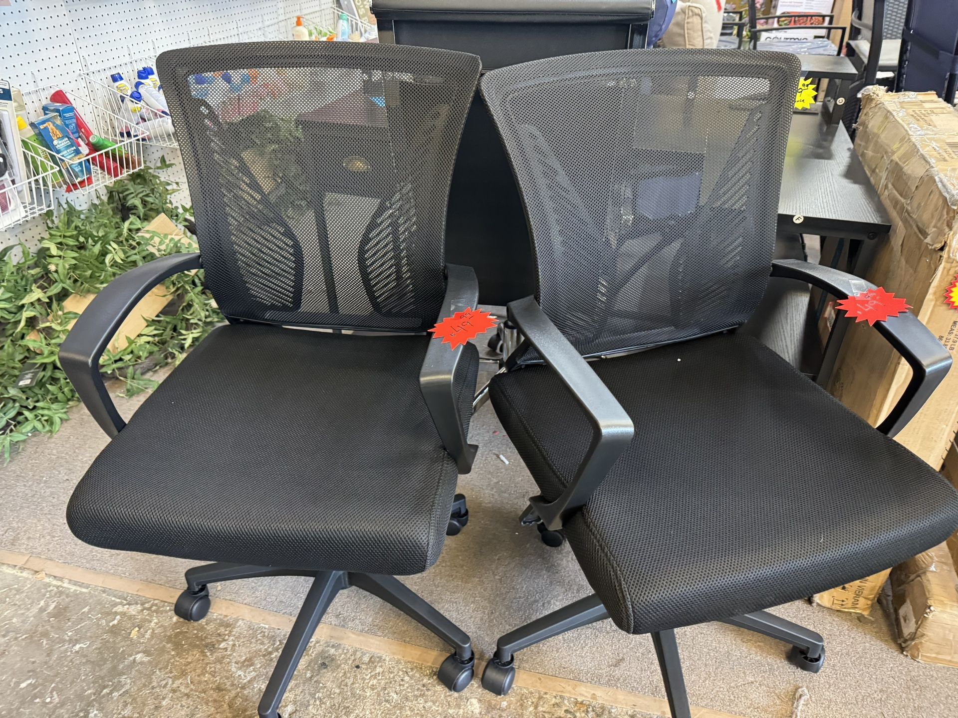 New Fully Assembled Desk Chair $49.99 Each 
