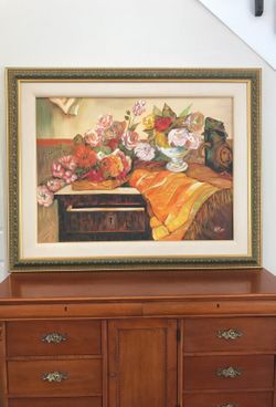 Picture size 55.5” x 43.5” (real paint)