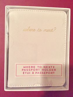 Passport holder “ Saks Fifth Avenue “