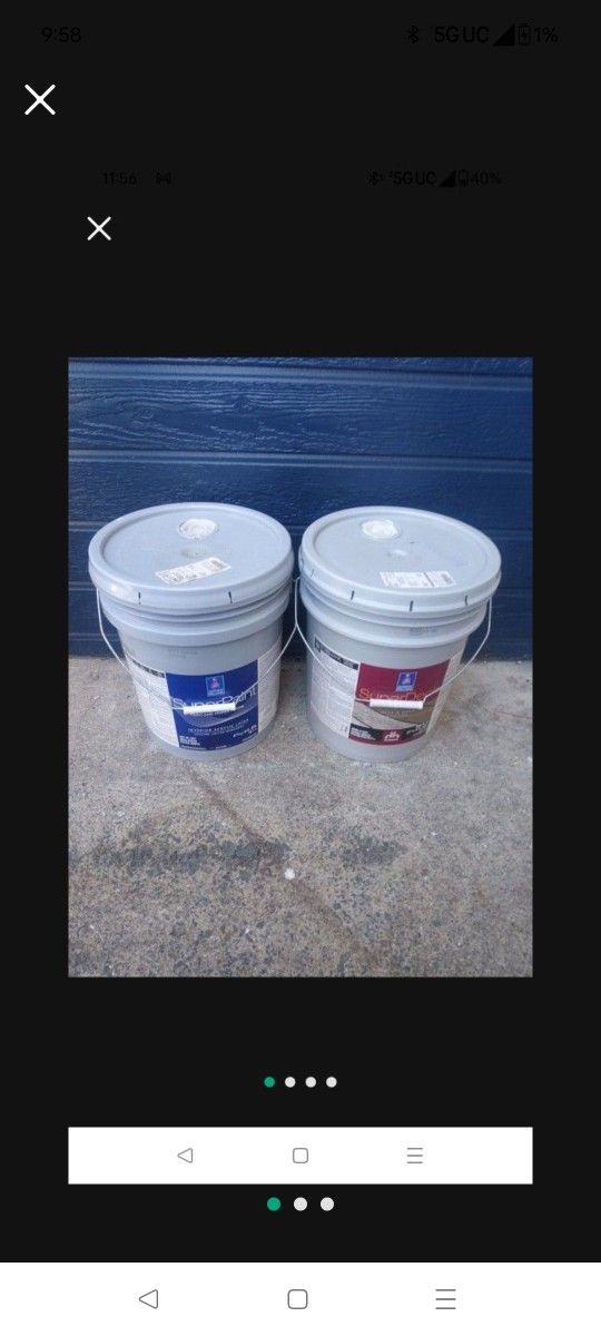 Sherwin Williams 5 Gallon Interior And Deck Paint 