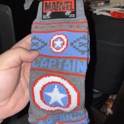 Captain America Long Socks 
