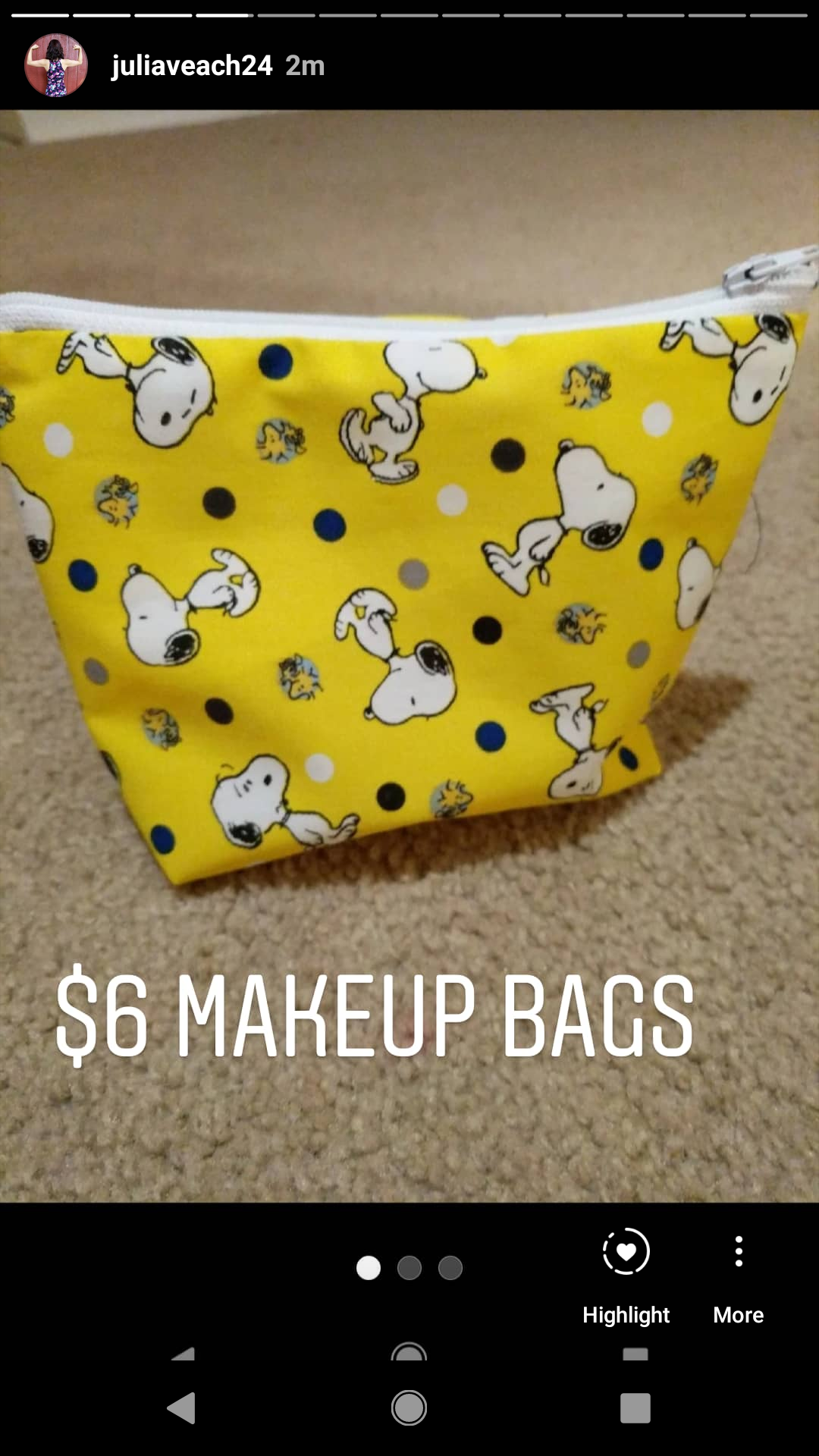 Hand Made Makeup Bags