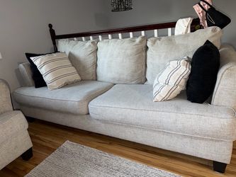 Ashleys loveseat and sofa set