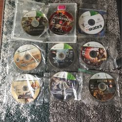 Games No Cases Xbox360 & 1 PlayStation 3 Game