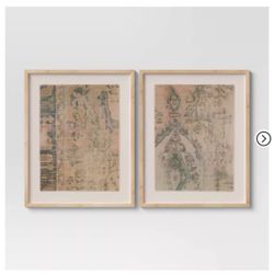 FREE Set Of 2 - Framed Wall Art