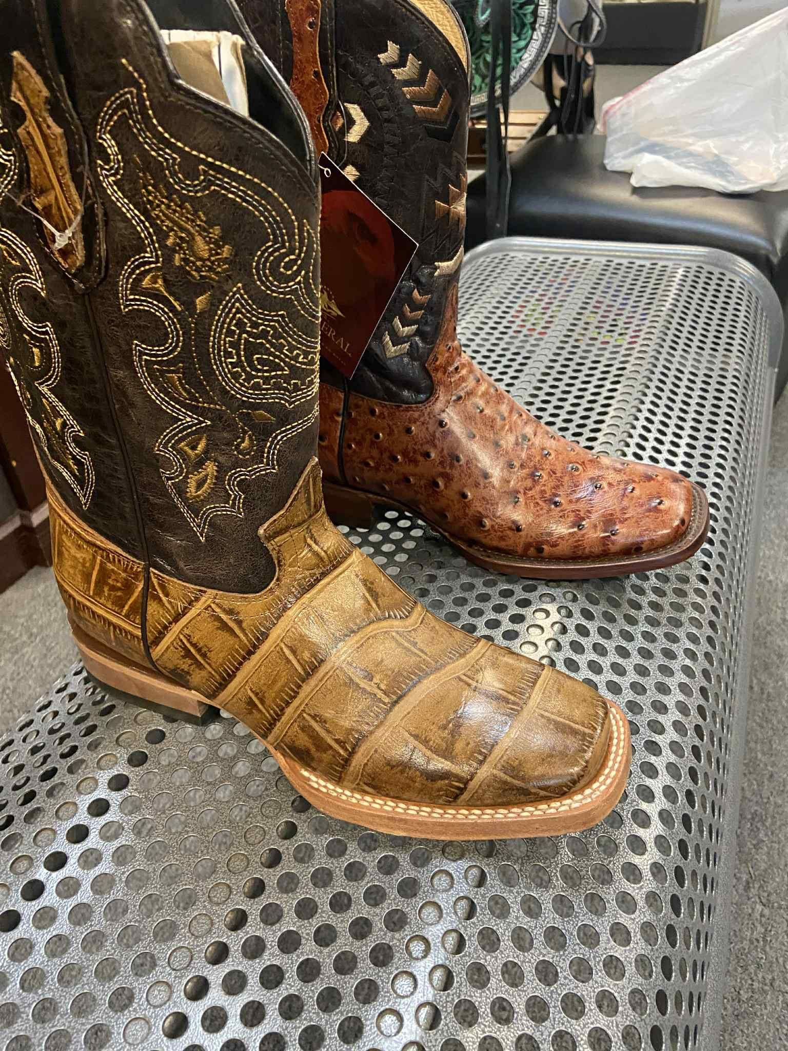 Botas Vaqueras De Piel Para Hombre