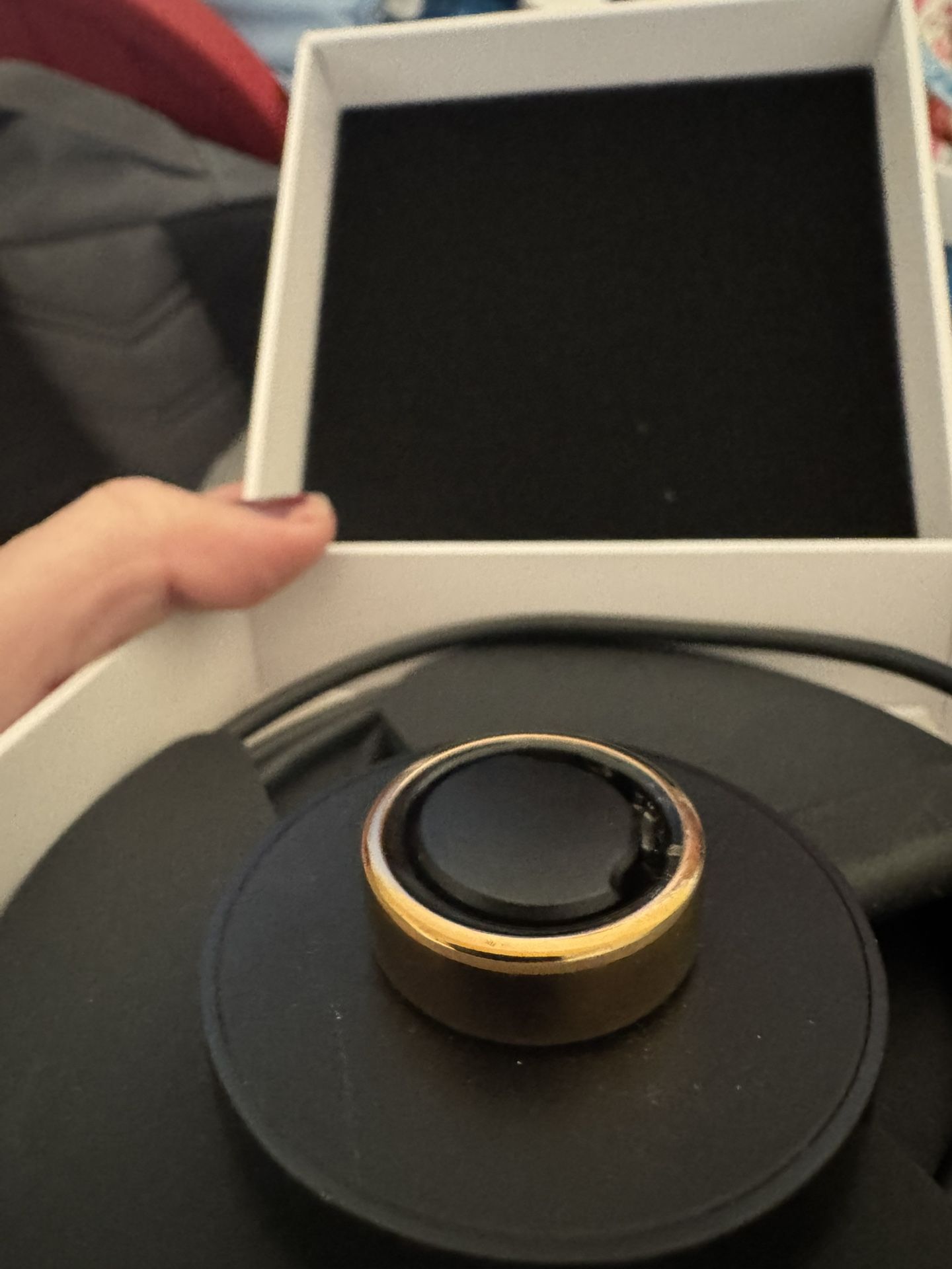 Oura Gen3 Ring- Horizon Rose Gold (Size 8)