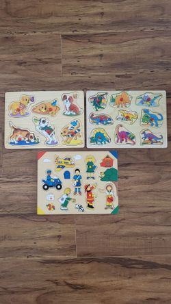 Wooden Puzzle For Kids ( Price Firm!)