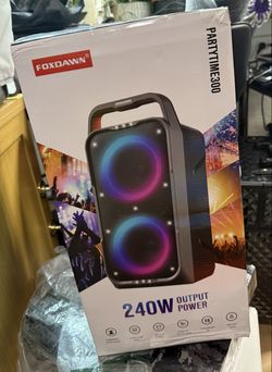 Party Bluetooth Speaker: 240W Peak Loud Sound, Deep Bass
