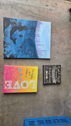 Set Of 3 canvas pictures
