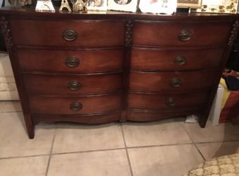 Antique Six Drawer Dresser