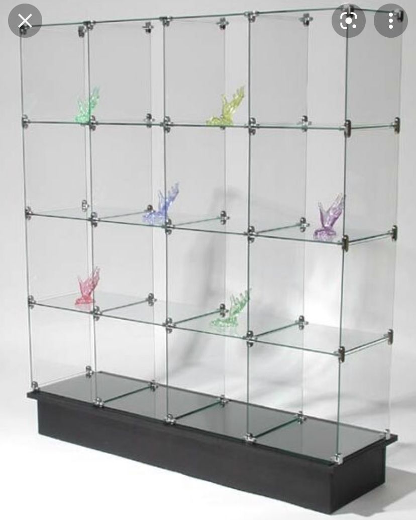 Display Glass Cube 