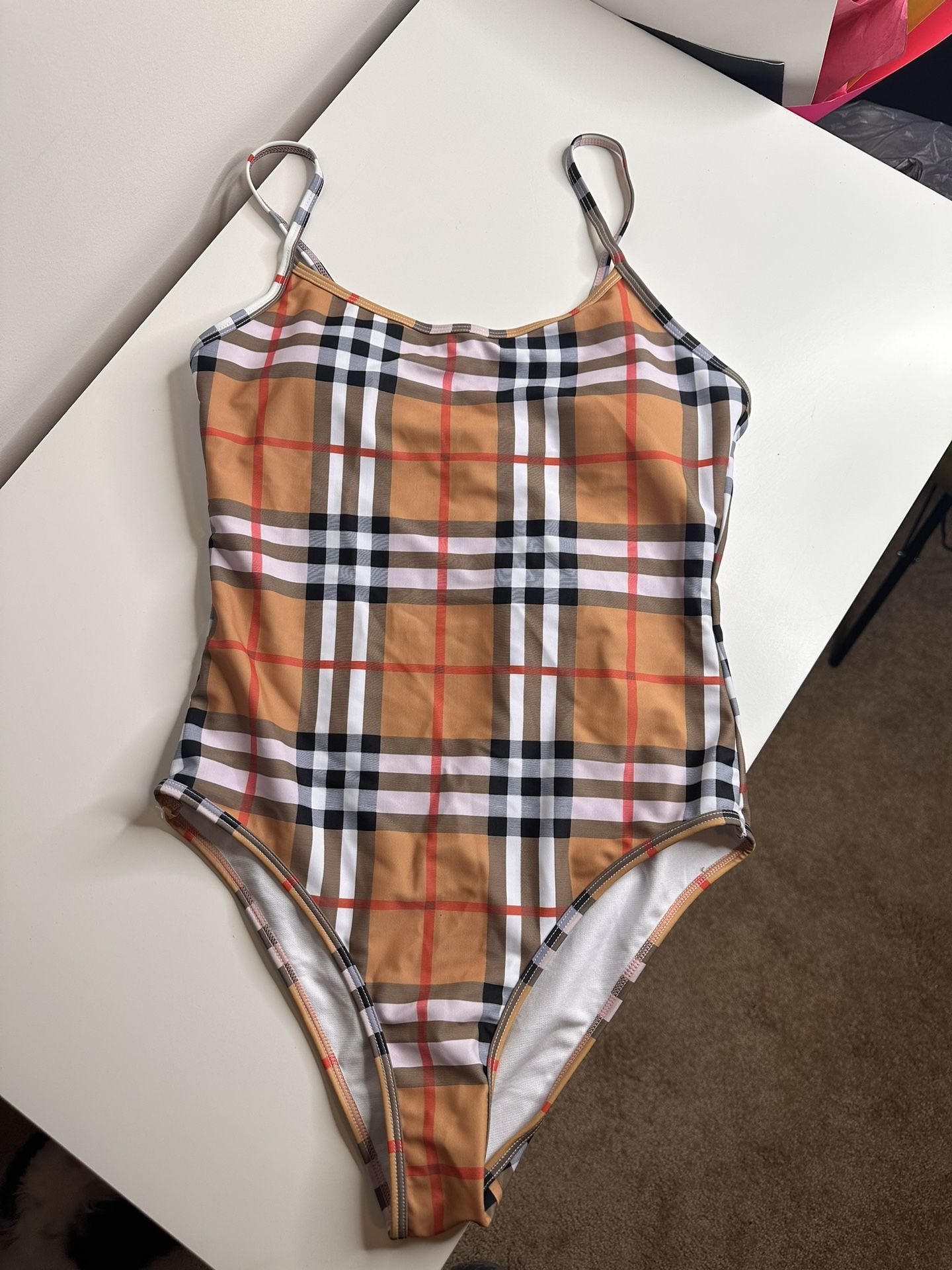 Burberry One Piece Swimsuit S M L 