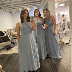 Bridesmaid Dress - Birdy Grey Kira Dress - Medium - Dusty Blue 