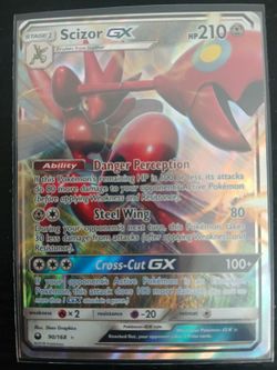 Scizor GX Pokémon Card 90/168 Holo