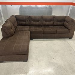 Brown corduroy sectional couch ashley furniture deals