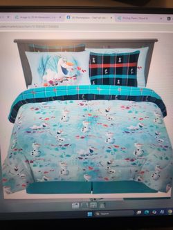 Olaf full size bedding