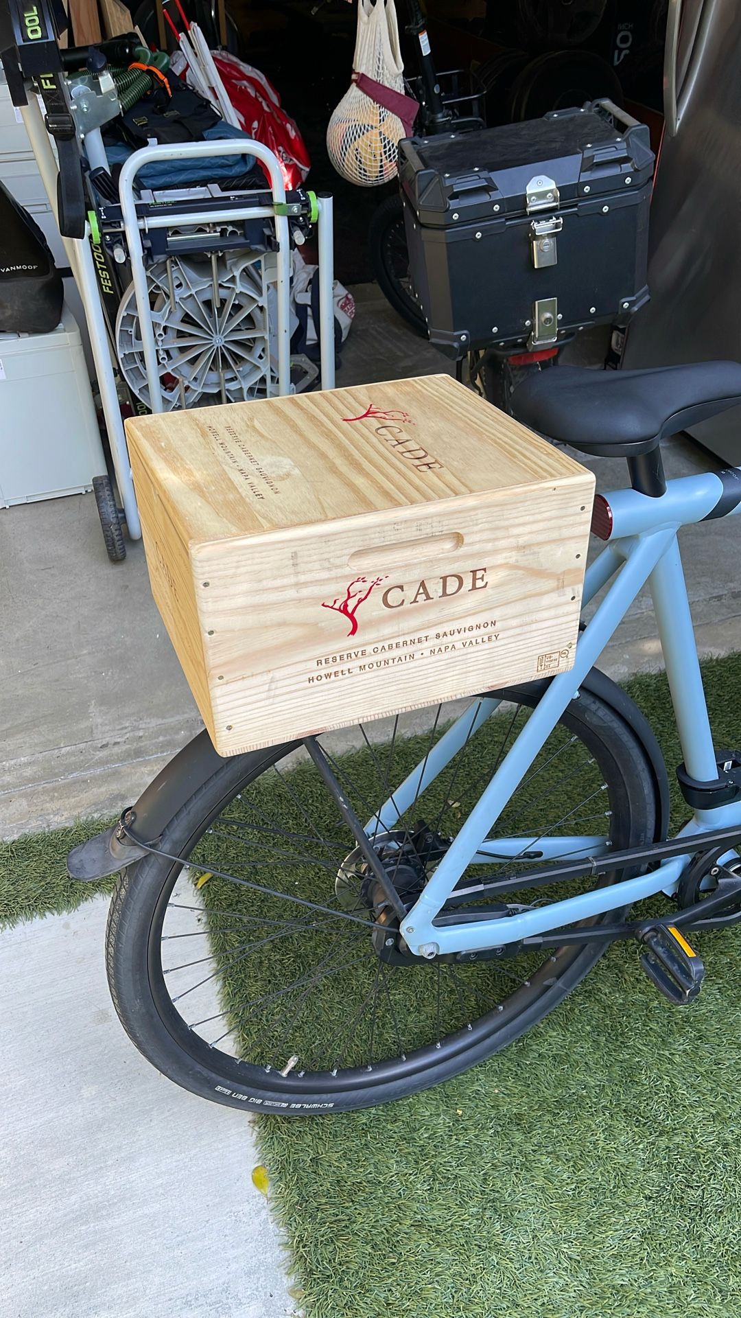 Wine Box Excellent For Bike Rack