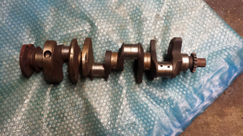 327 Large Journal Steel Crankshaft