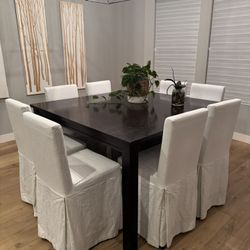 Counter high dinning room table