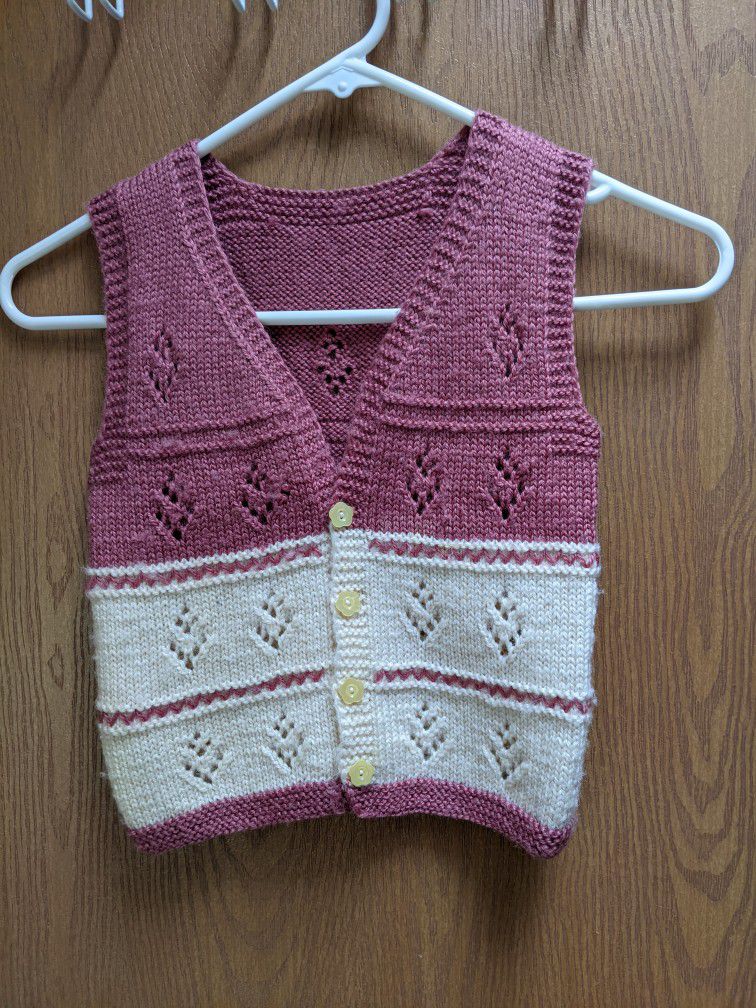 Kids Girls Sweater Vest