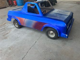 I have two go carts for sale. One is a NASCAR go kart. The other one is a truck go kart
