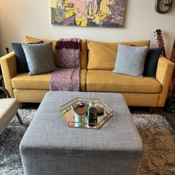 Yellow couch