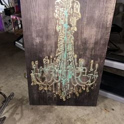 Chandelier Painting 