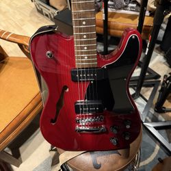 Fender Jim Adkins JA-90 Transparent Red