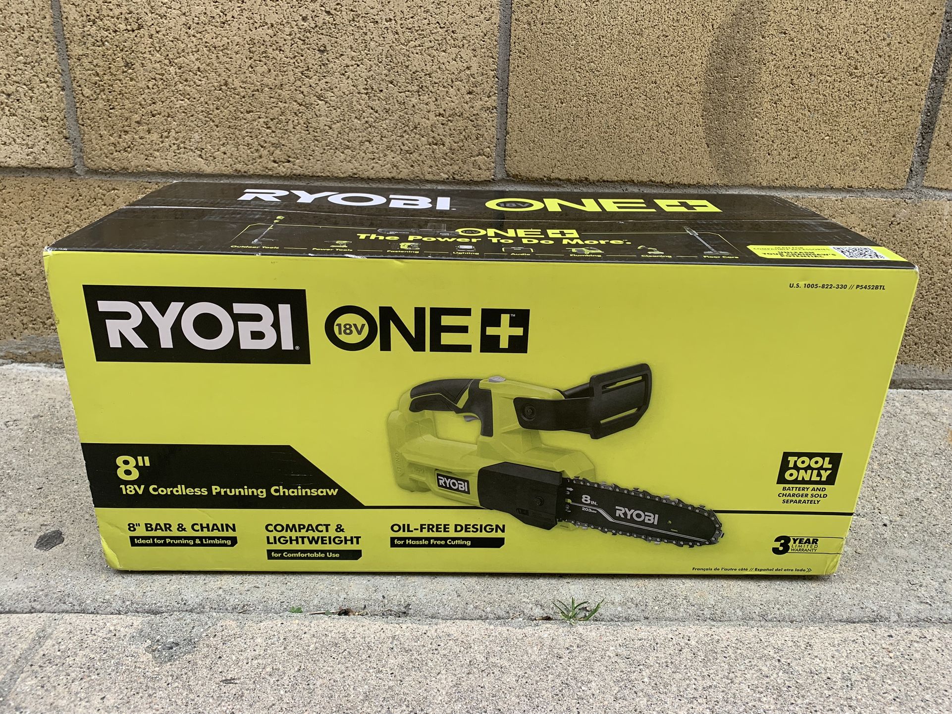 Ryobi One Chainsaw 8” Tool Only Brand New Still Closed