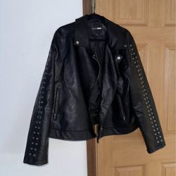 FN Faux Leather Jacket 3X