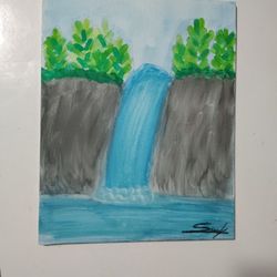Waterfall Painting