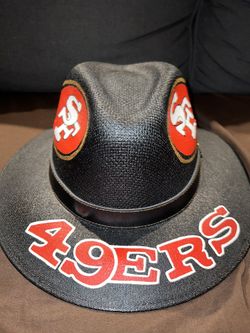 49ers Hat Hand Painted XL