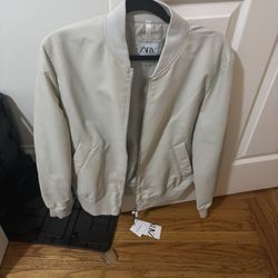Zara mens bomber jacket size small