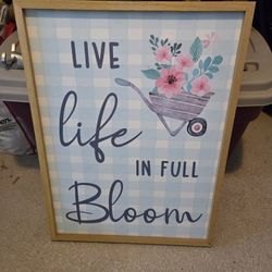 Farmhouse Spring Double Side Frame