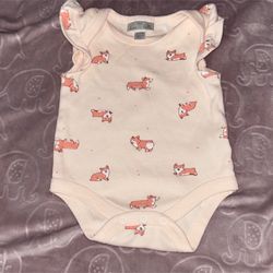 Corgi Baby Bodysuit 