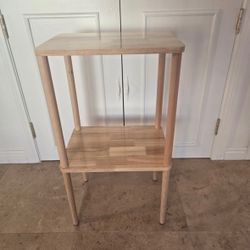 Brands New Solid Wood 2 Tier Side Table 