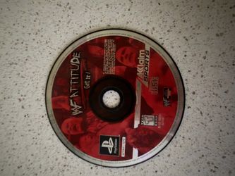 WWF Attitude Get It! Sony Playstation 1 PS1 Disc Only